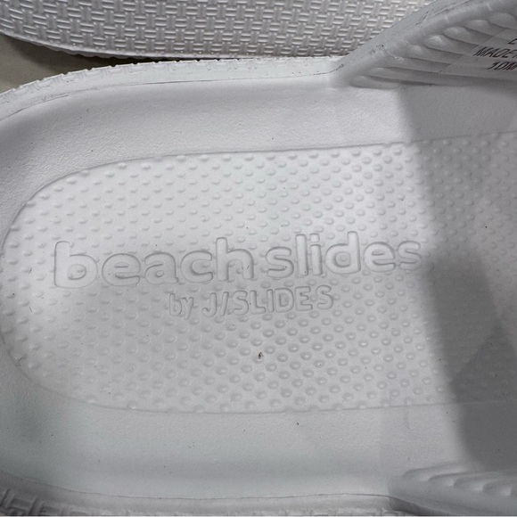 J Slides Eva Socool Beach Women’s Slides Sandals White New In Box Size 10 - Picture 3 of 6